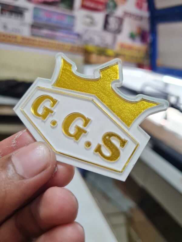 Custom Name 'G.G.S' Name Batch For Shirt - Image 2