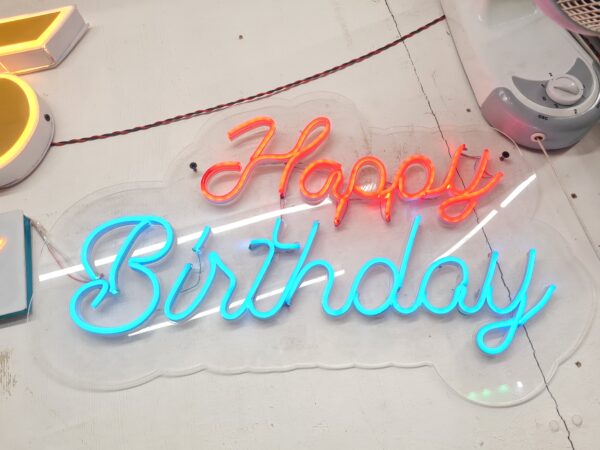 Custom Neon LED "Happy Birthday" Sign - Image 2