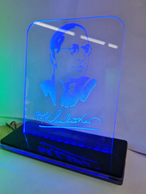 Dr. Babasaheb Ambedkar Engraved LED Lamp - Image 4