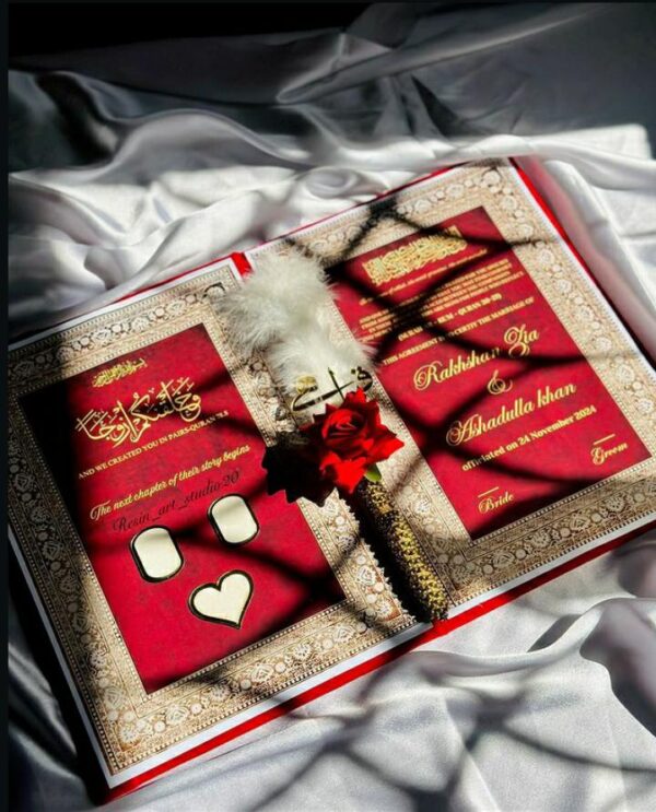 Wedding Nikah Nama booklet - Image 4